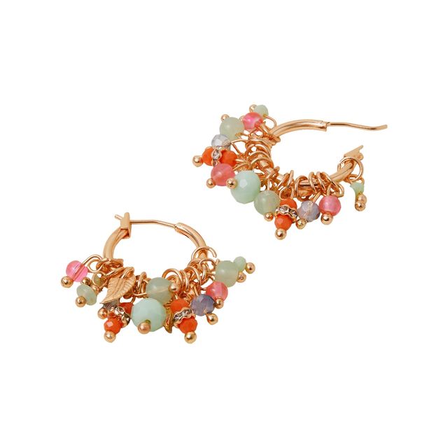 Accessorize London Women's Multi Mini Cluster Hoop Earrings - Multi