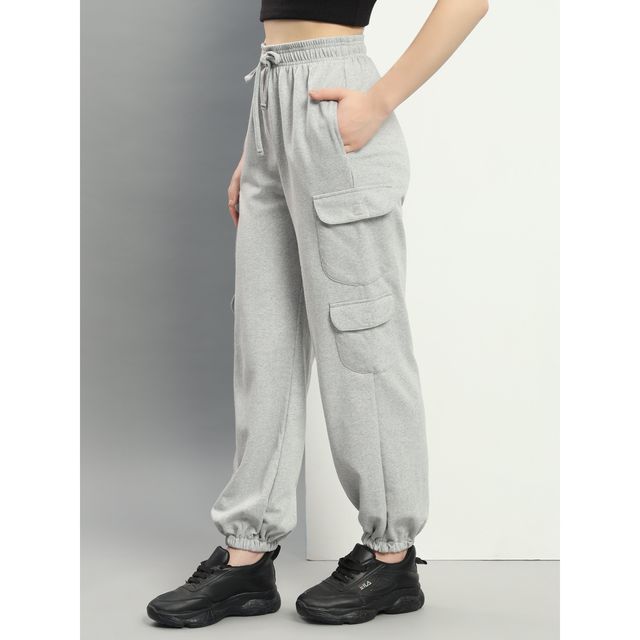 Q-rious Women's AdventureFlex Cargo Joggers | GLJ-CARGO | Grey - 30