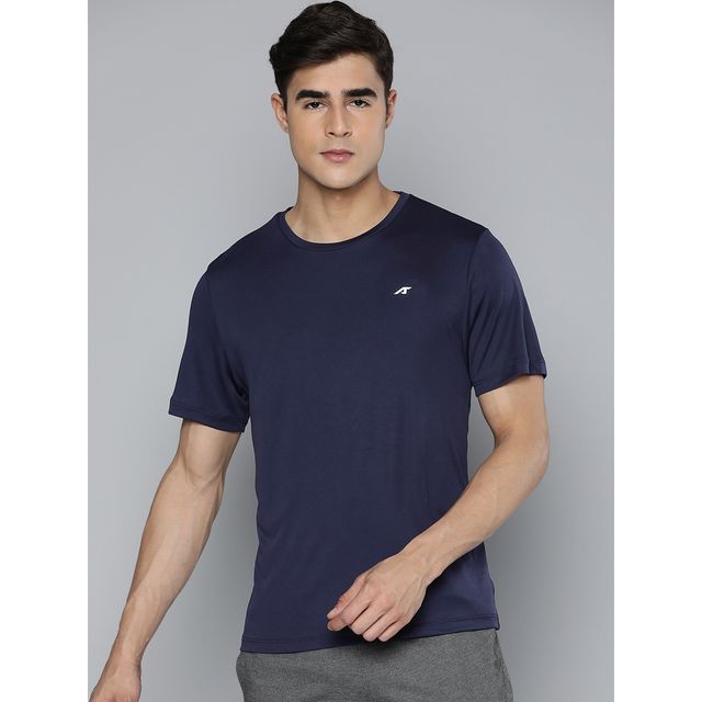 Alcis Men's Round Neck T-shirt | Navy - XL