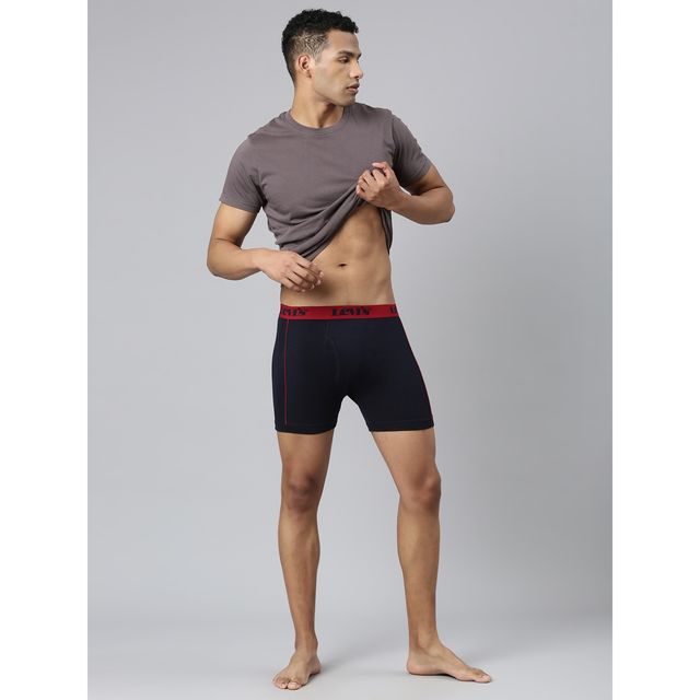 Levi's Men Pure Cotton Long Length Trunk | Ultrasoft Waistband | PO4 | Assorted - S