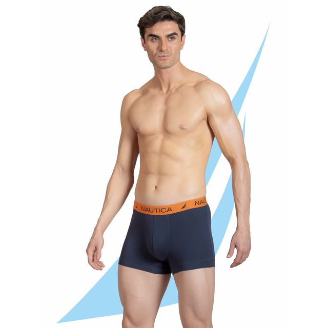 Nautica Men's - 1PP-RTRK01 Rib Trunk-05-S PBLU | Dark Blue - L