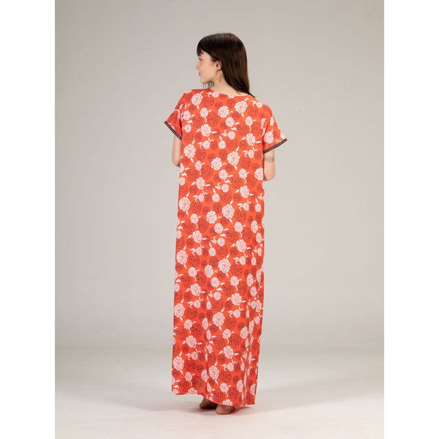 evolove Women's Nighty Fuchsia LNGRY1784FH-XL