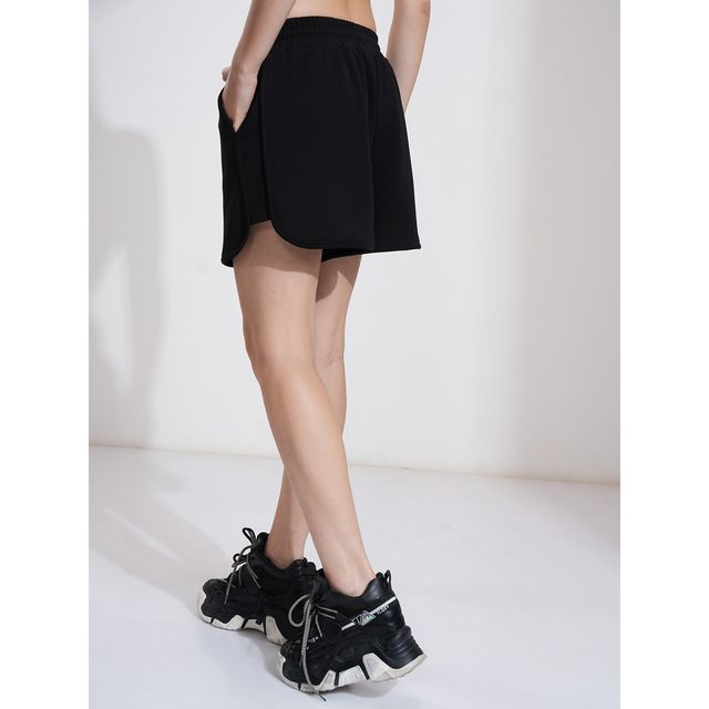 Buy Tokyo Talkies Women's Solid Mini Shorts | Black | 28 Online
