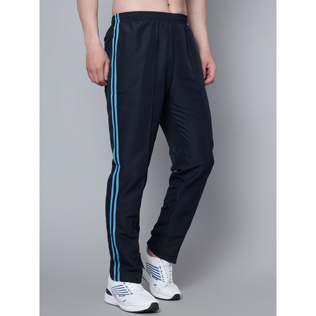 Shiv Naresh Men's Trackpant | 509 - Navy-Cyan | 2XL