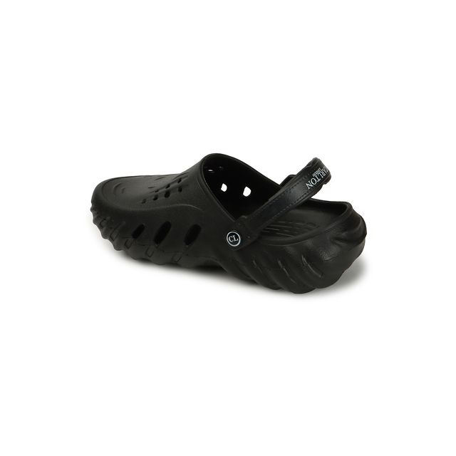 Carlton London Black Comfortable Men Clogs Shoes | UK 6
