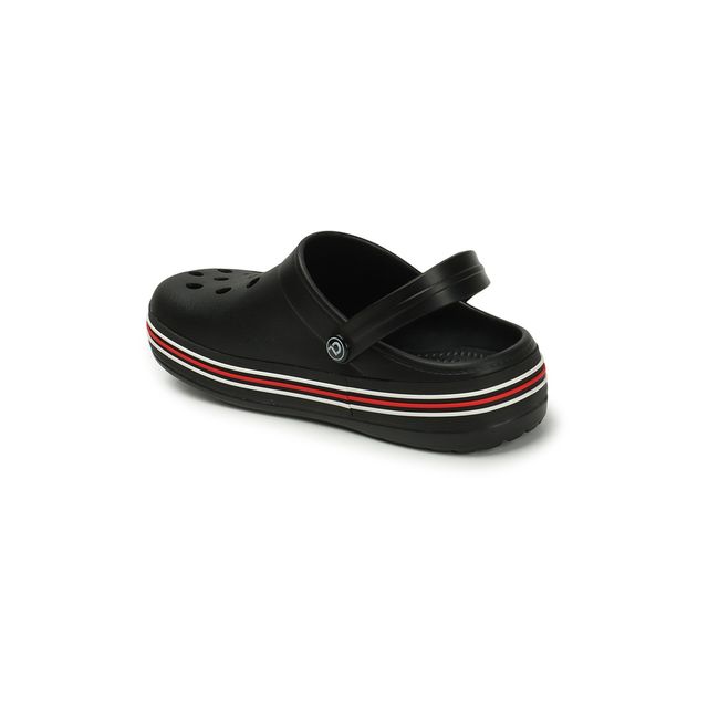 Carlton London Black Comfortable Men Clogs Shoes | UK 10