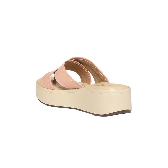 Monrow Women's Theresa Pink Wedge Heels | UK5