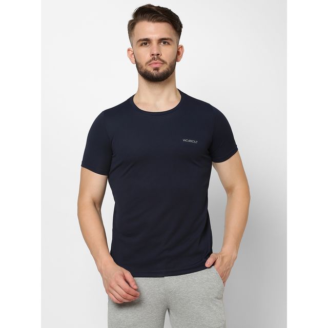 Sweet Dreams Men Solid T-Shirt | Navy - XL