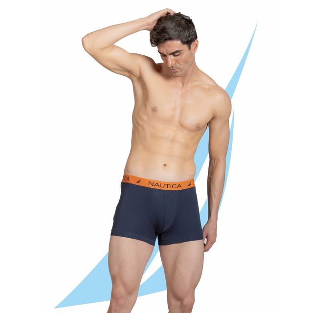 Nautica Men's - 1PP-RTRK01 Rib Trunk-05-S PBLU | Dark Blue - L