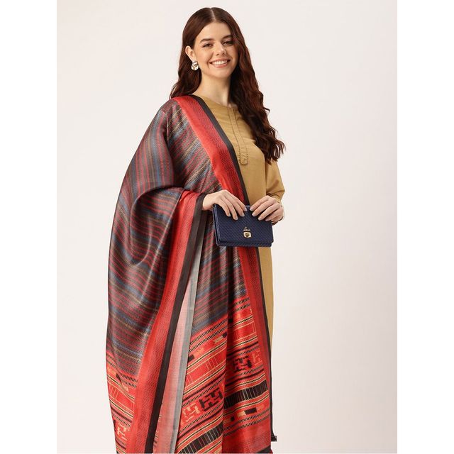 Ishin Multi Color Cotton Dupatta | 1003