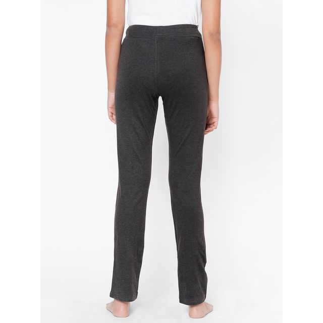 Sweet Dreams Women Solid Pyjama - M | F - Lap - 4236B Charcoal Mel