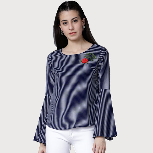 トップス koto Tokyo Talkies Women's Casual Full Sleeve Printed Top - Buy at