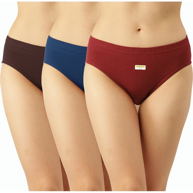 Amul Comfy Women's Hipster Panty | Multicolor - 90