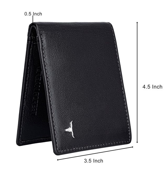 Urban Forest Men's George Leather Wallet | Black