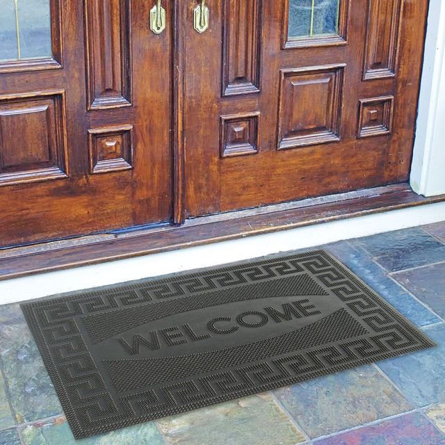 Status Pin Welcome Rubber Mat 38 Cm x 58 Cm