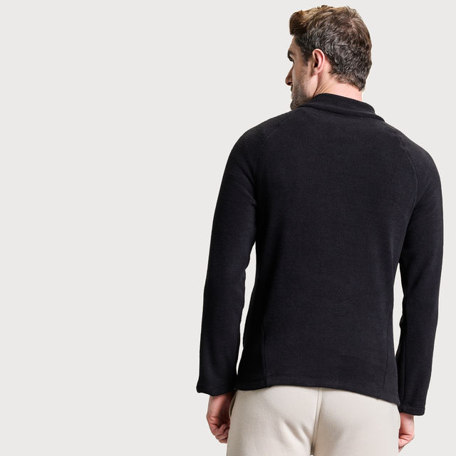 Boldfit Men's Sweatshirt Half Zipper Heavy Fleece Thermal Pullover