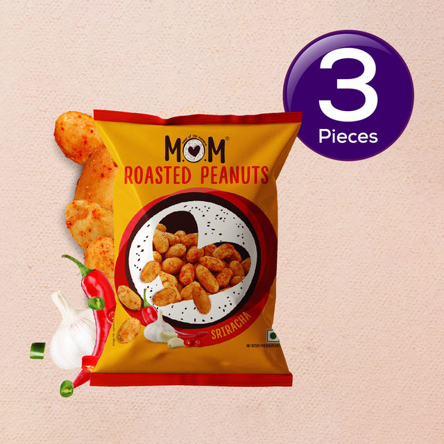 MOM Sriracha Roasted Peanuts 40 g Combo