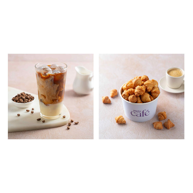 Vietnamese Cold Coffee & Mini Butter Croissants Combo