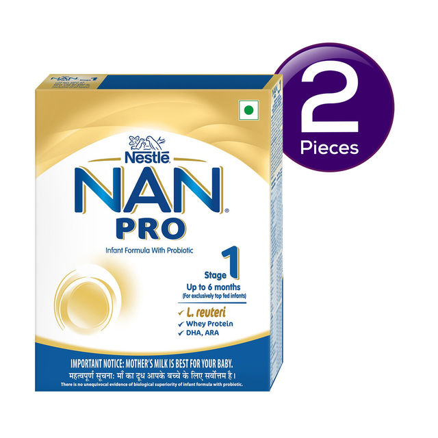 Nestle Nan Pro Stage 1 Infant Formula Up to 6 Months 400 g Combo
