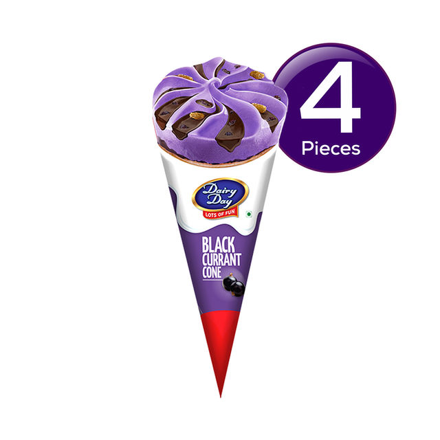 Dairy Day Blackcurrant Cone 120 ml Combo