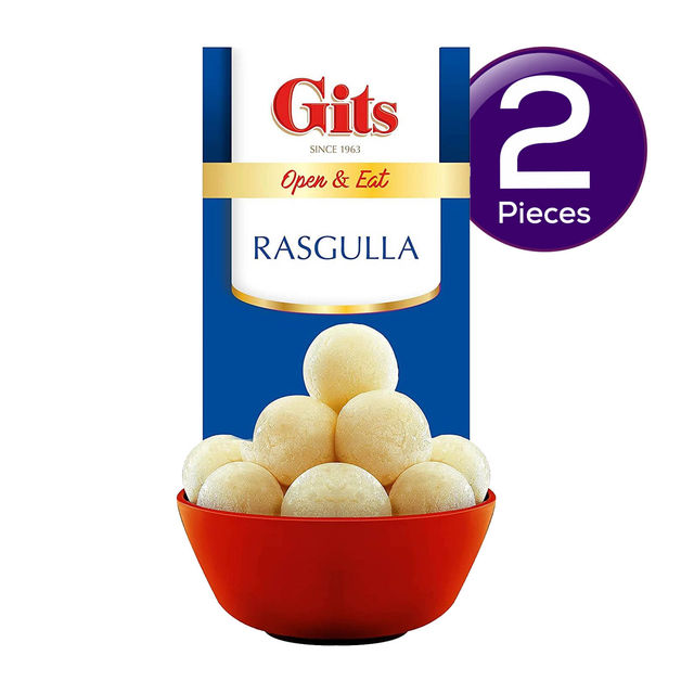 Gits Rasgulla Open & Eat (Tin) 1 kg Combo