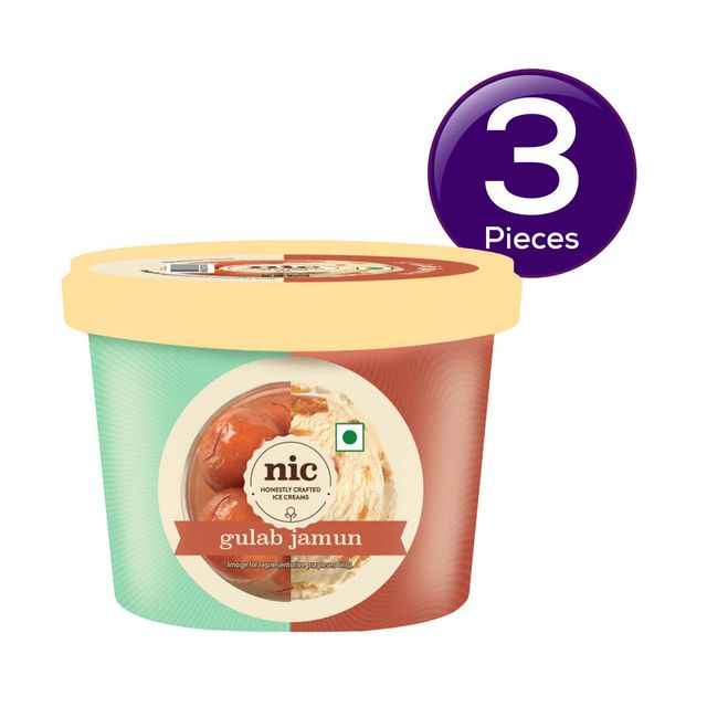 Nic Gulab Jamun Icecream Cup 100 ml Combo