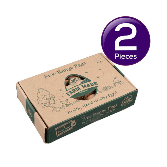 Farm Made Free Range Brown Eggs, 12 Pieces - Protein Rich, Veg Feed, Non-Fertile 12 pc Combo