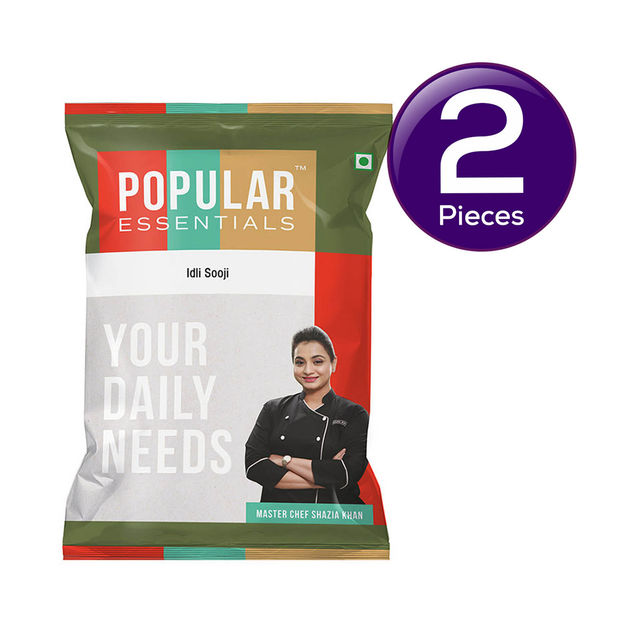 Popular Essentials Idli Sooji 1 kg Combo