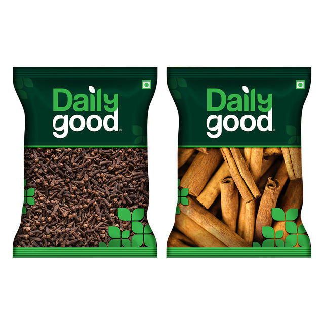 Daily Good Cloves / Lavang / Laung(50gms) & Daily Good Cinnamon / Dalchini(50gms) Combo