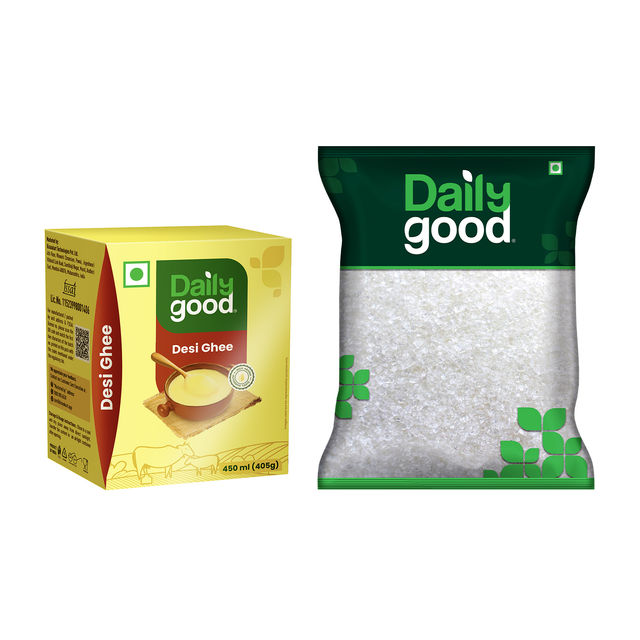 Daily Good Desi Ghee(450ml) & Daily Good Medium Sugar(1kg) Combo