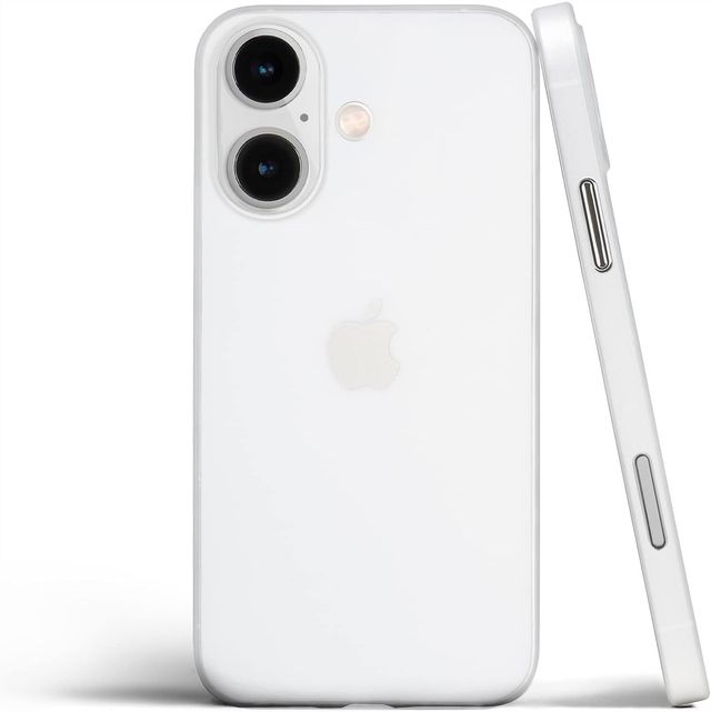ExpressB for iPhone 16 Case Back Cover Zero Drop Protect Ultra Thin Matte - White