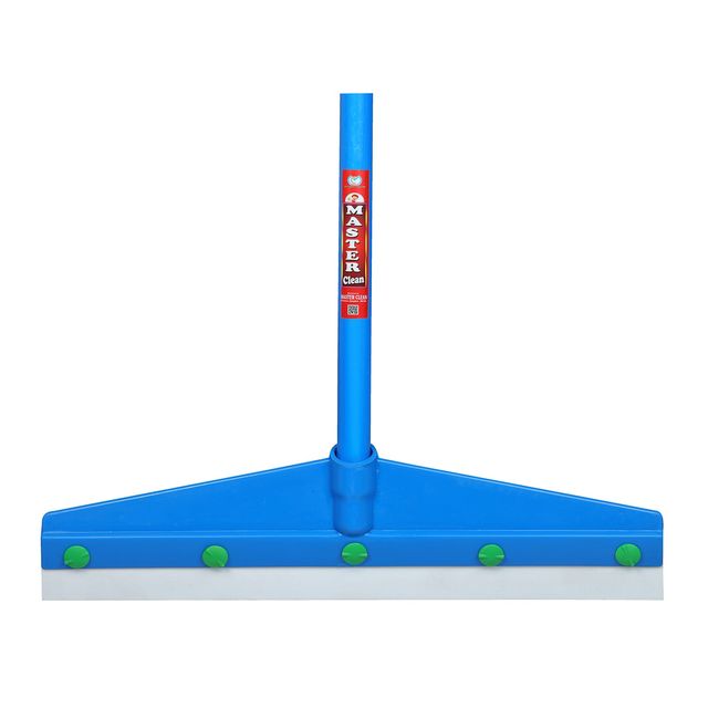 Antzco Blue Plastic Wiper 16" With 4 Feet Metal handle