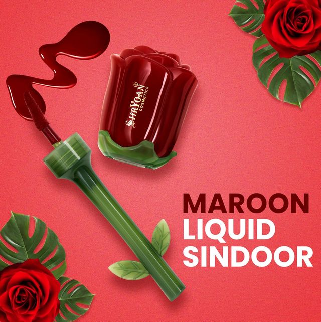 Shryoan Rose Liquid Sindoor - Maroon