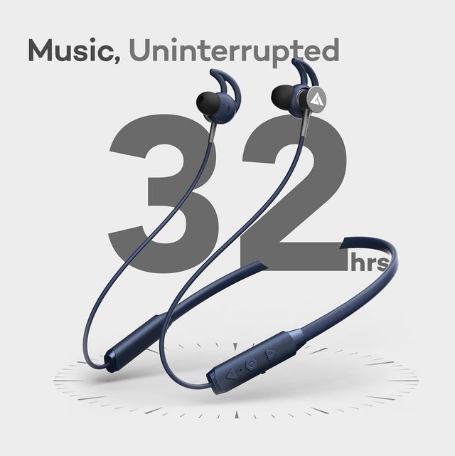 Boult Probass Eqcharge With Zen Mode Enc,Ultra-Fast Charging Bluetooth Headset(Blue, In The Ear)
