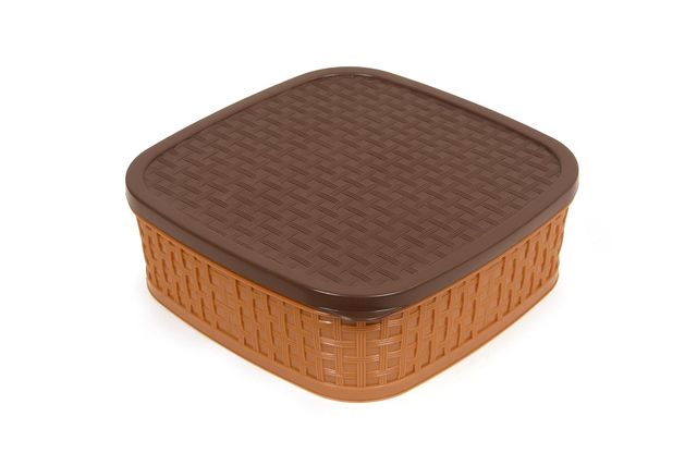 Clazkit Plastic Square 7 Section Multipurpose Masala Dabba, Spice Box Set - Color May Vary