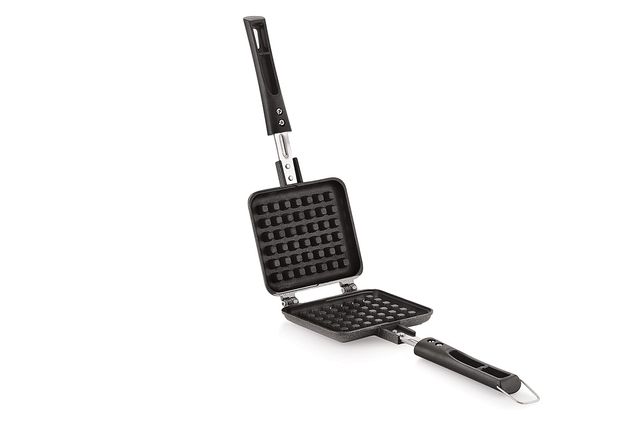 Tosaa Non Stick Waffle Pancake Maker Gas Compatible Super Heavy Thickness - Color May Vary