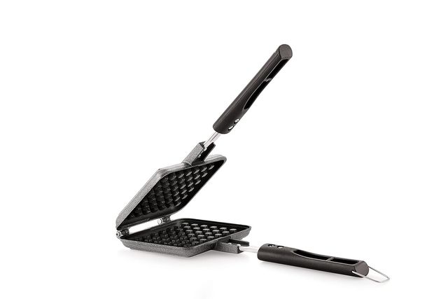 Tosaa Non Stick Waffle Pancake Maker Gas Compatible Super Heavy Thickness - Color May Vary