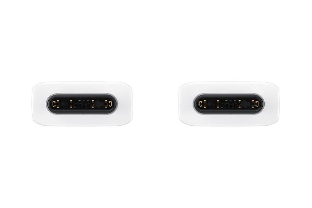 Samsung USB cable USB and Type C port 1 m - White