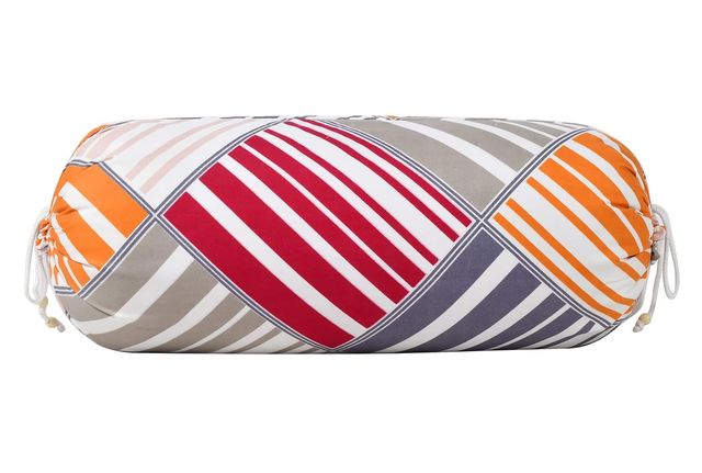 Kuber Industries Multi-Check Printed Cotton Bolster Cover | Set of 2 | 16"x32" (Magenta & Grey)