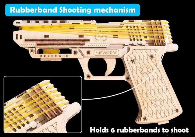 Funvention Handgun | DIY Mechanical Toy
