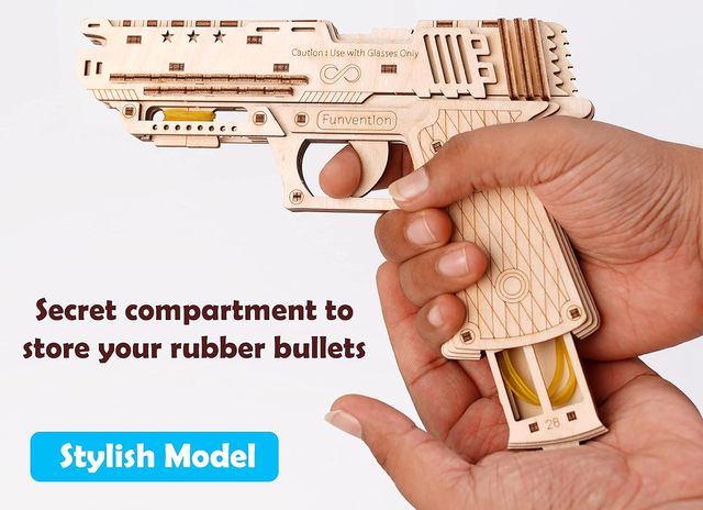 Funvention Handgun | DIY Mechanical Toy