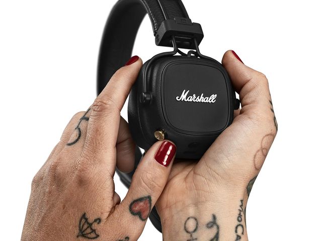 Marshall Major lv Wlreless Bluetooth On Ear Headphone Wlth Mlc, Black