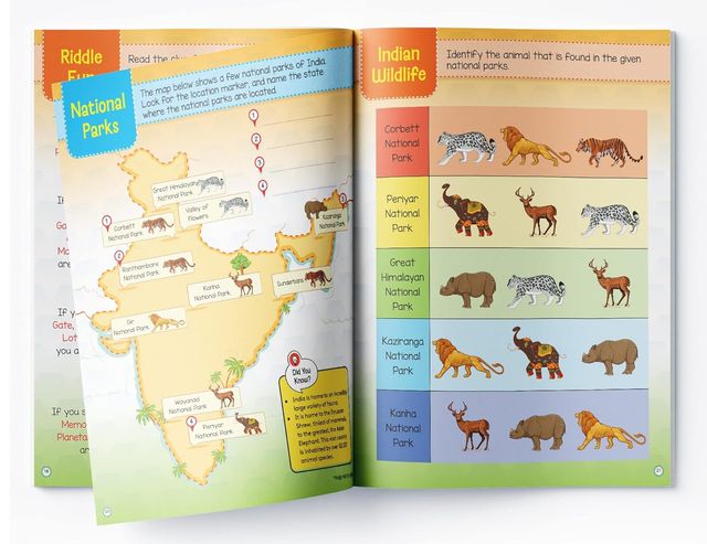 India - Fun Activity Book for Children
