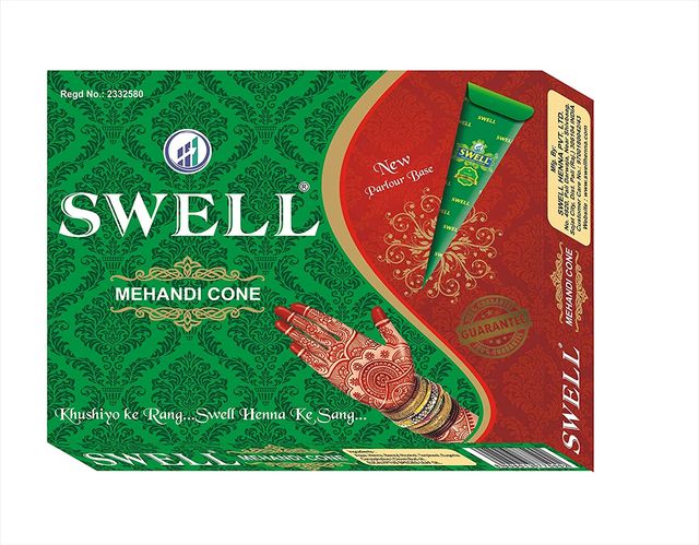 Swell Henna Mehendi Cone 40g 40 g Combo