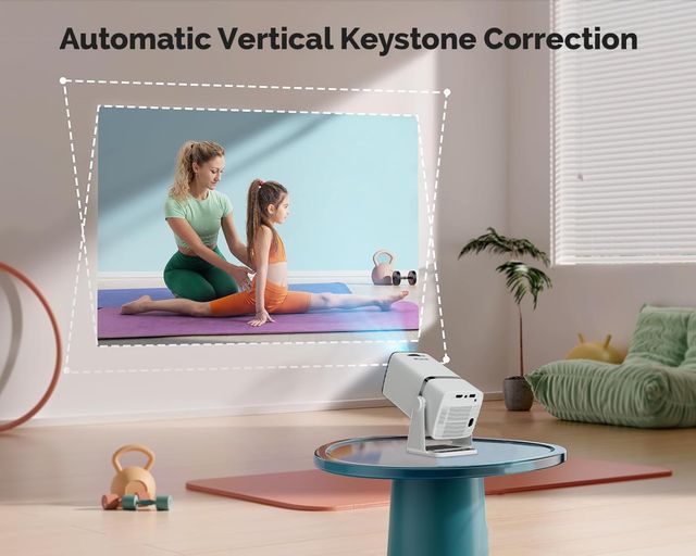Wzatco Yuva Go Android 13.0 Smart Projector | 2X Brighter | 1080P and 4K Support