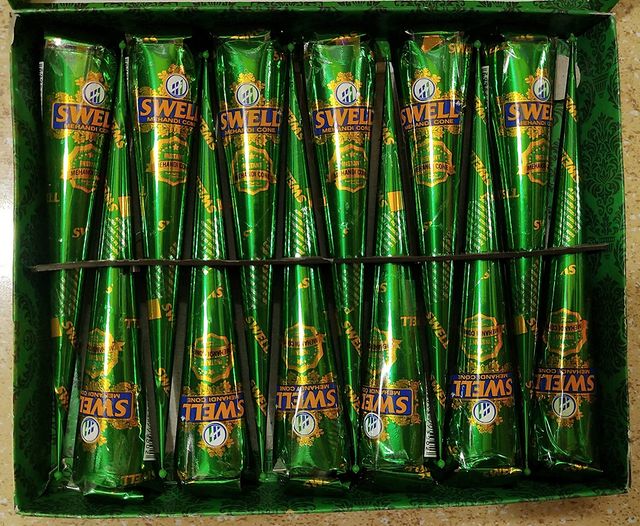 Swell Henna Mehendi Cone 40g 40 g Combo
