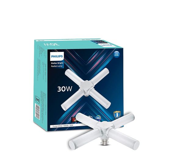 Philips 30-Watts B22 Led White Radial Bulb, Cool White(Pack Of 1)