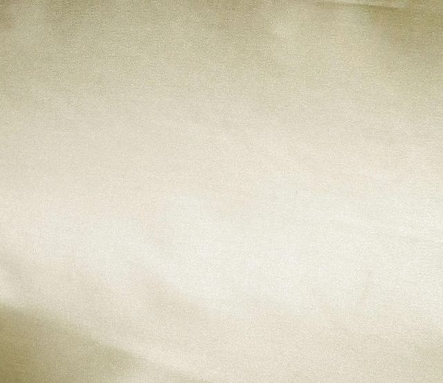 Lushomes Satin Door Curtain - Cream Striped | Plain | 8 Metal SS Eyelets | 7.5 ft | 54 x 90 inch