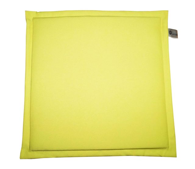 Lushomes Chair Pads - Yellow | 15 x 15 inch