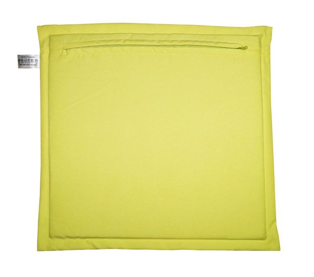 Lushomes Chair Pads - Yellow | 15 x 15 inch